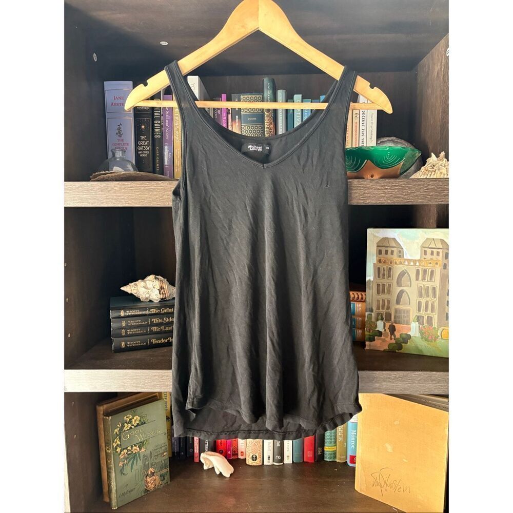 🐿️ NWT Michael Lauren x Revolve Arlo Tank Black Size XS